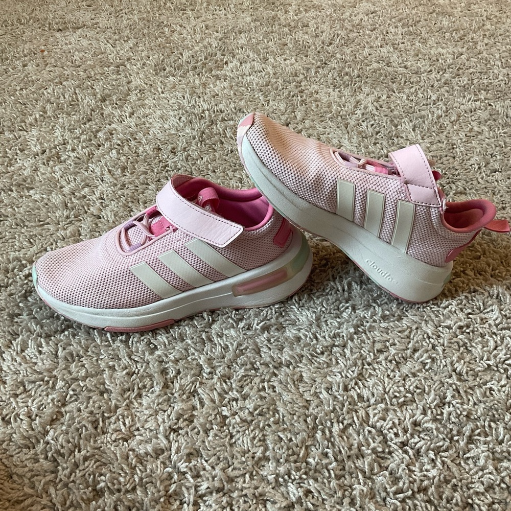 Adidas Kids Light Pink Sneakers